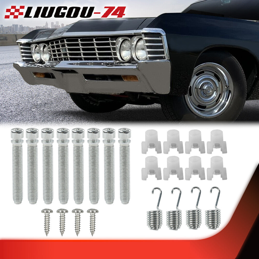 Headlight Adjuster 1 - 1/2 Inch Screw Spring Fits 1962-67 Impala Belair Biscayne - v