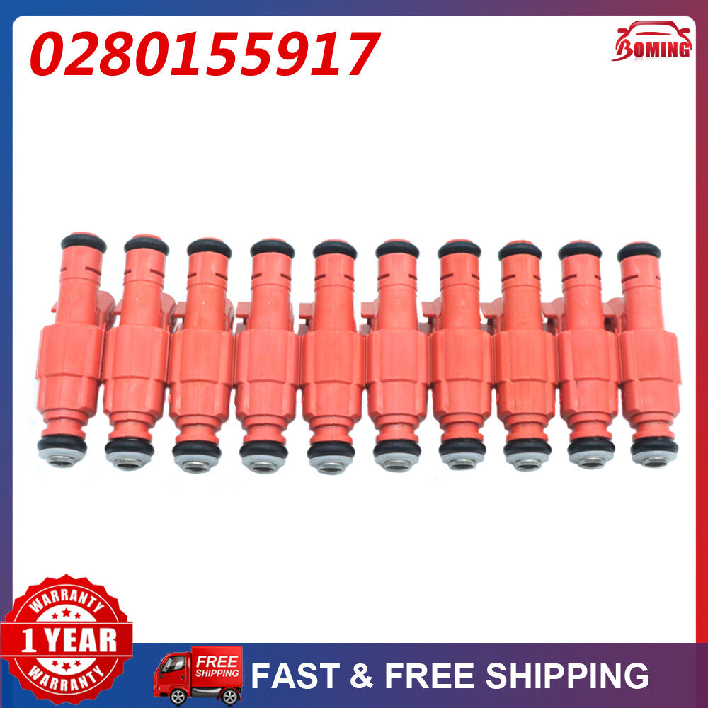 10-piece fuel injector kit for Ford Excursion F150 F250 F350 F450 F550 0280155917
