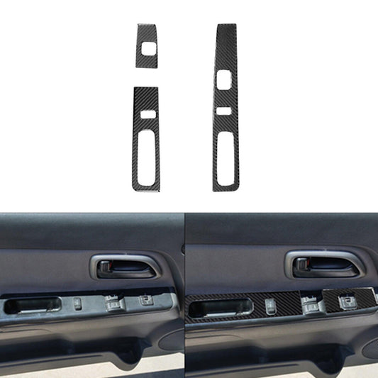 Red Carbon Fiber Console Panel Upper Decorative Cover for Mustang 2005-2009 v
