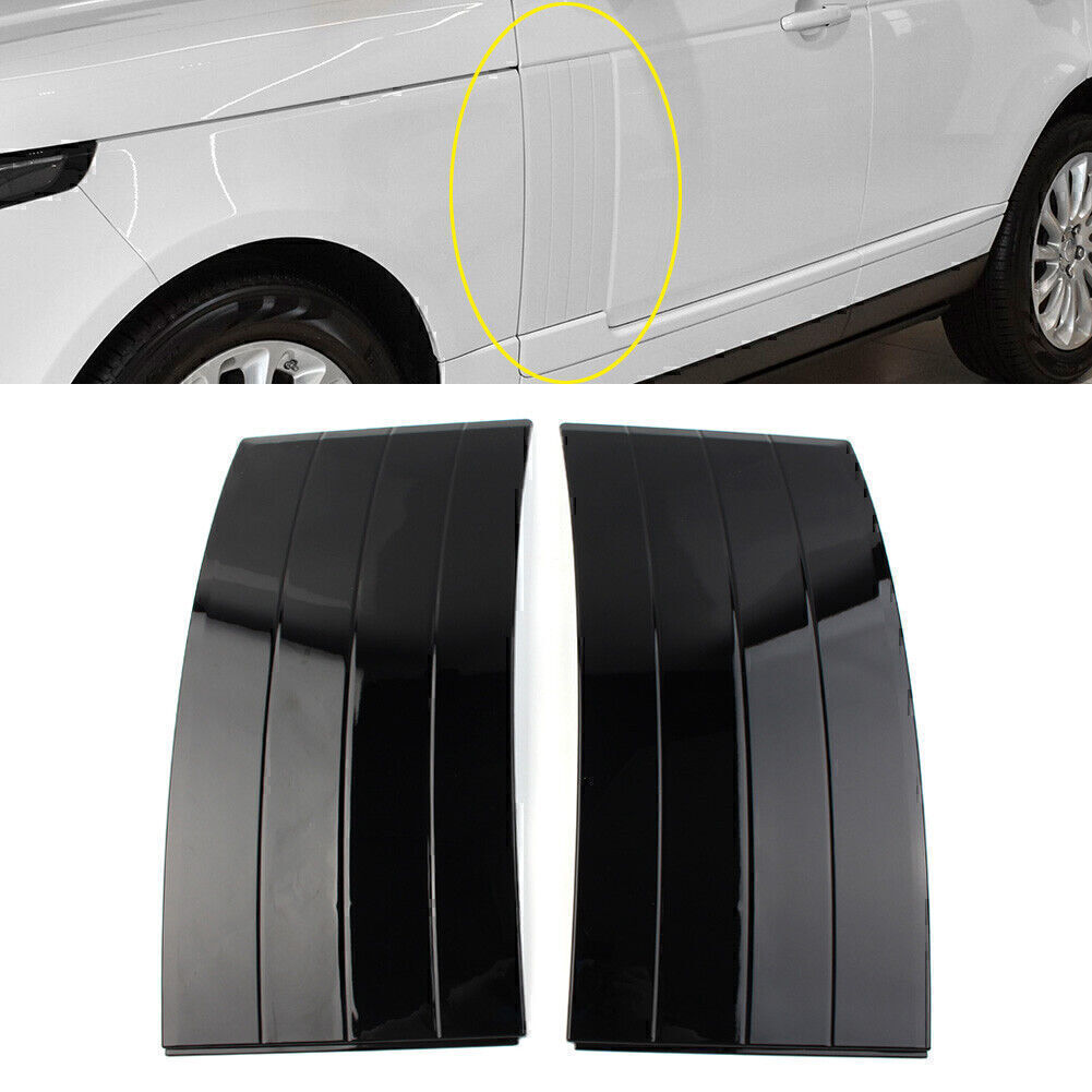 Side Mesh Vent Grille Fender Frame Black for Land Rover for Range Rover 2018-2021 19