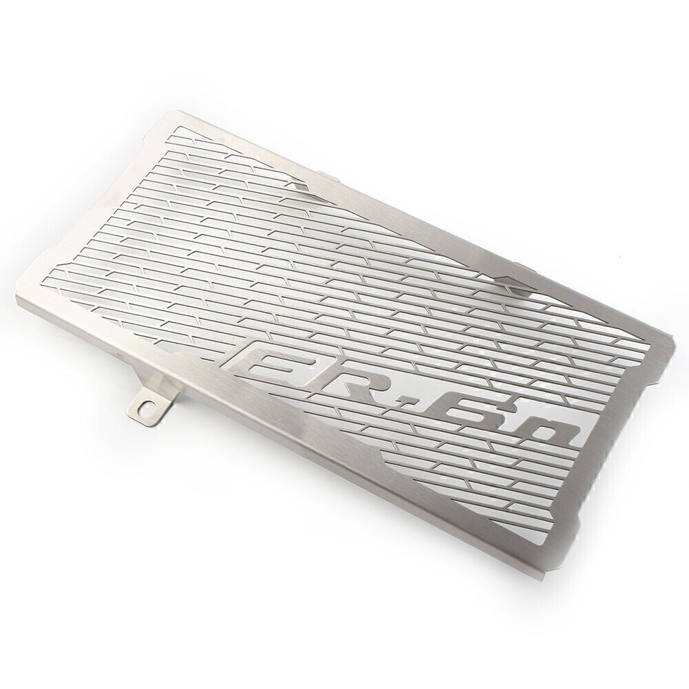 Radiator Guard Grille Grill Cover Protector Fit for Kawasaki ER-6N 2012-2016 Silver Q