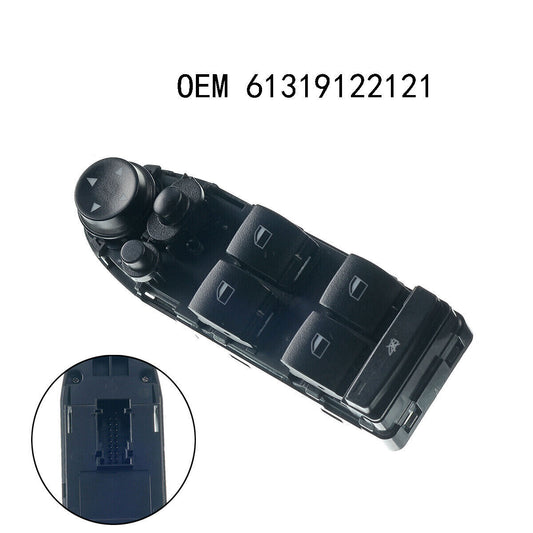 for BMW E70 E71 X5 07-14 Front Left LH Window Switch with Power Folding Mirrors