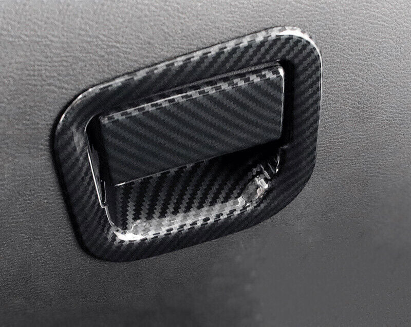 for Co -Pilot Storage Box Handle Sticker for Nissan Sylphy Sentra 20-22 Carbon Fiber