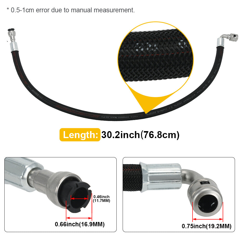 Fuel Hose w/ Clip Inlet for BMW for Mini Cooper R56 R57 to High Pressure Fuel Pump