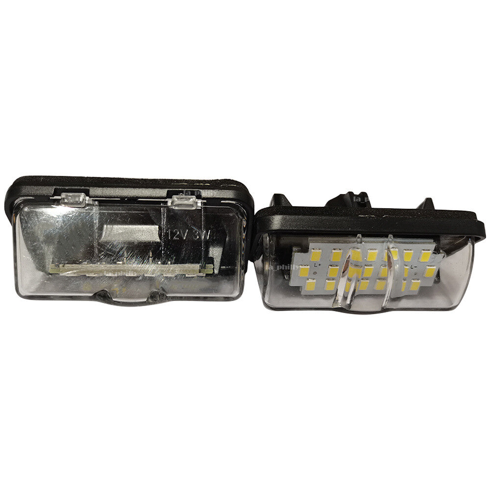Pair Lamp Assy License for 2016-18 for Toyota Prius 2016-17 Prime Aka Plug-In Hybrid Q