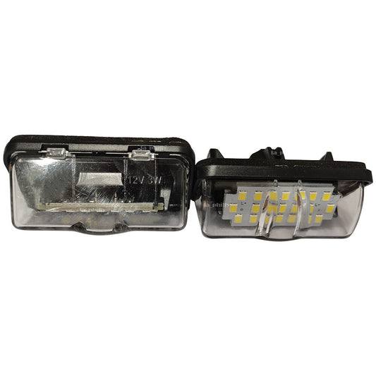 Pair Lamp Assy License for 2016-18 for Toyota Prius 2016-17 Prime Aka Plug-In Hybrid Q