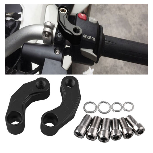 Motorcycle Mirrors Riser Extension Brackets Adapter for BMW R1200GS LC R1200 Q