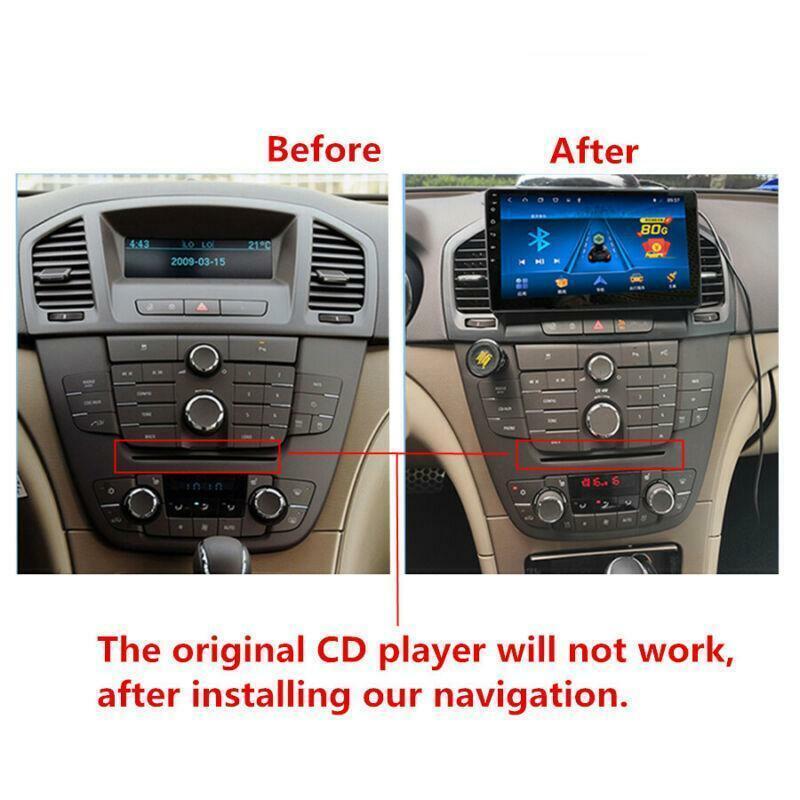 For 2009-13 for Buick Regal 9 Android 10.1 Car Radio GPS MP5 2+32G Navigation Wifi