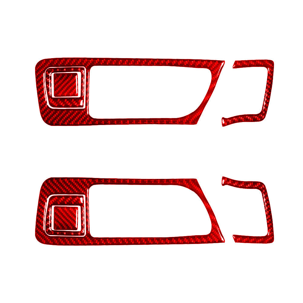 Carbon Fiber Center Navigation LCD Frame Cover Trim For Ranger 2019-2022 v