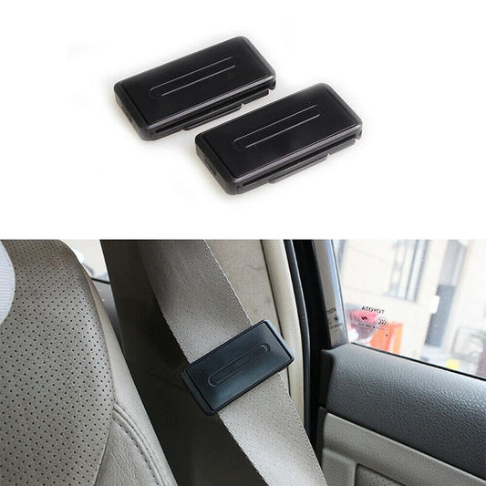 2P Adjustable Car Safety for Seat Belts Holder Stopper Buckle Clamp Safety Belt Clip