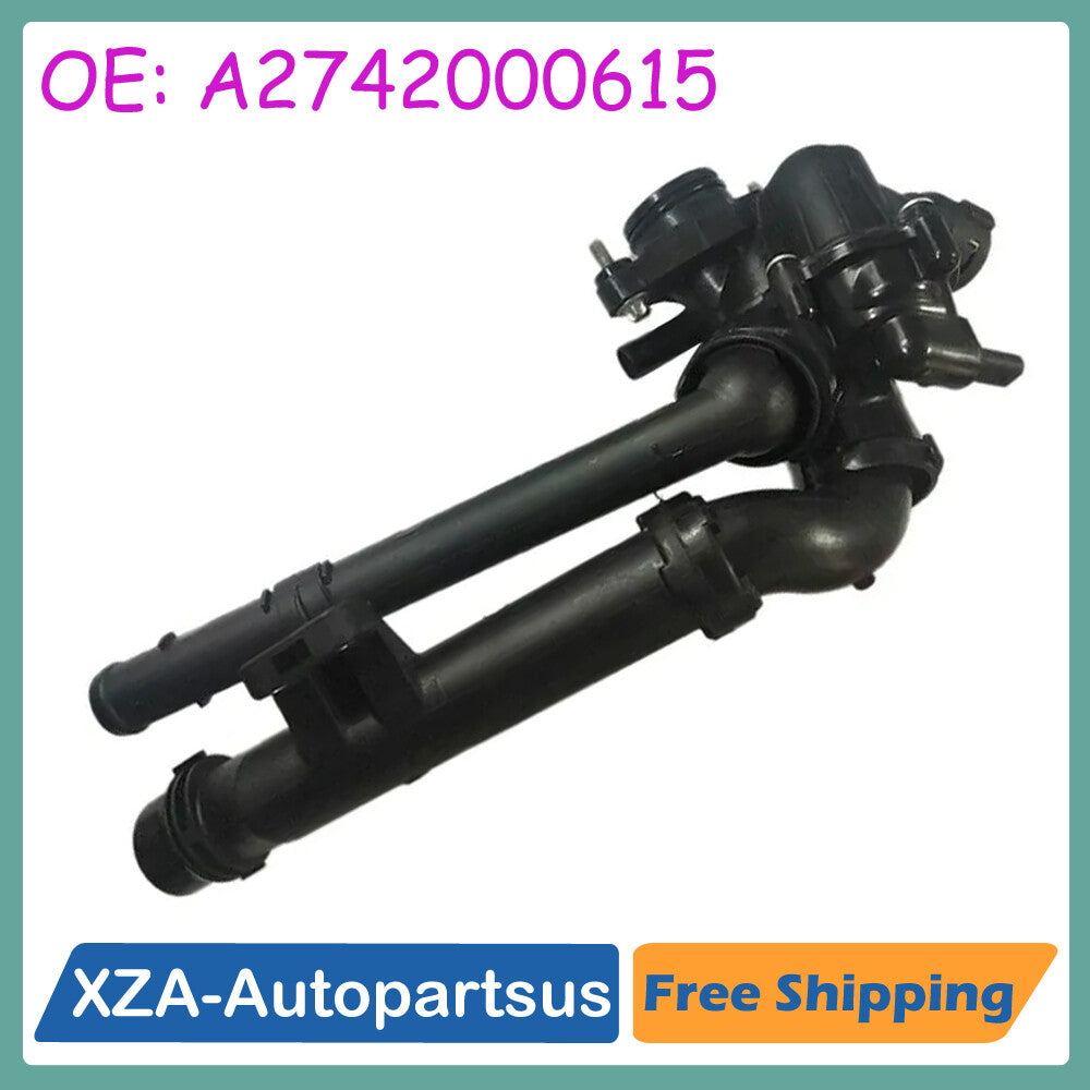 Engine Coolant Thermostat 2742000615 for Mercedes Benz C180 C300 CLS260 GLC200 Q
