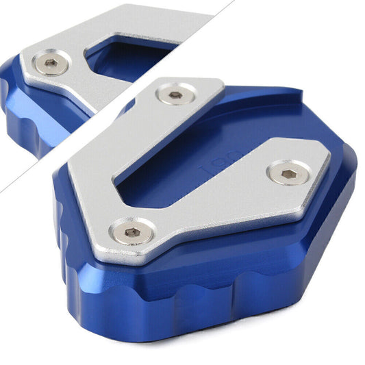 for Yamaha MT-07 2014-18 XSR700 2016-17 Blue Kickstand Side Stand Enlarger Plate Q