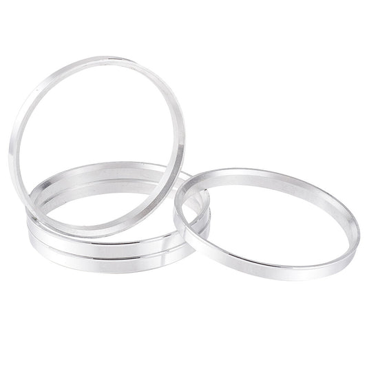 4x Aluminum Hub Centric Spacers Rings 108mm OD to 67.1mm ID (No Spacers)