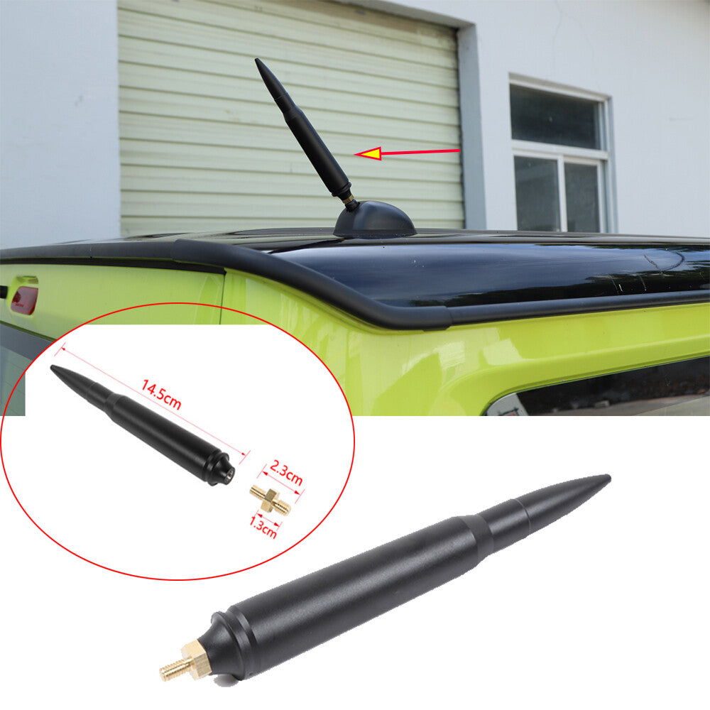 5.7 Inch Black Bullet Antenna Mast AM/FM Trim for Suzuki for Jimny 2019+ Accessories