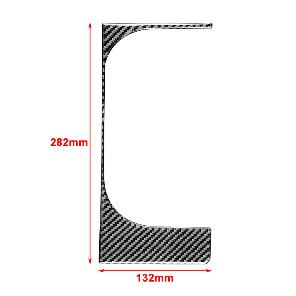 for Toyota Tundra 14-21 RHD Carbon Fiber Center Console Water Cup Holder Cover