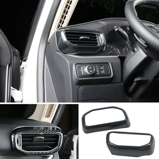 2016-2020 For Outlander Black ABS Rear Door Trunk Decor Cover Replace v