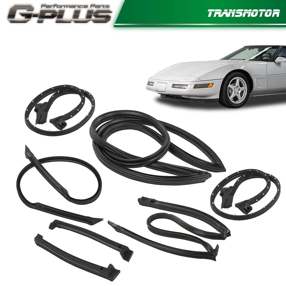 Weather Strip Seal - Brand New, Full Weatherstrip Kit, Fits 84-89 for Corvette C4 Coupe