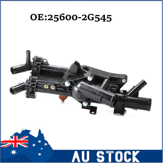 25600-2G545 Black Thermostat Housing For 2013 2014 for Hyundai Santa Fe Sport 2.0L Q