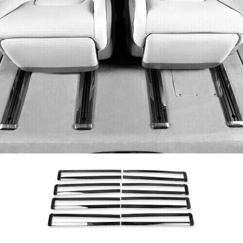 2022-24 Fit for Kia Carnival Black for Seat Adjust Sliding Rail Guard Cover Trim 8X
