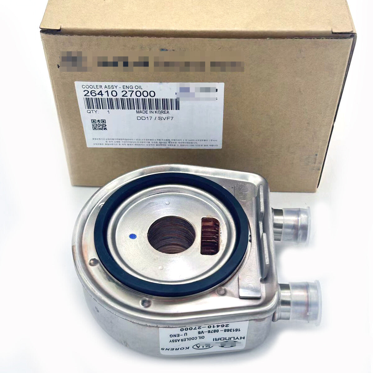 Engine oil cooler suitable for HYUNDAI for Kia Accent II Saloon for Elantra Getz 26410-27000