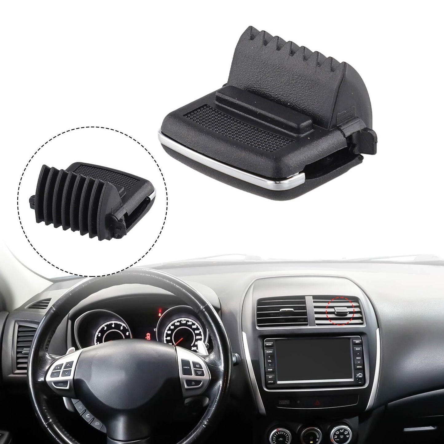 Center Contral A/C Air Vent Paddle Clip For Outlander Sport 2013-2018 New v