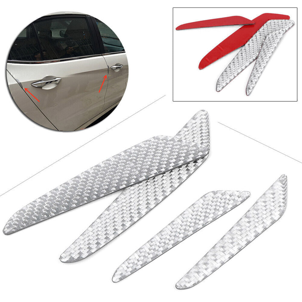Carbon Fiber Grey Door Protective Strips Anti-collision for Mercedes-Benz