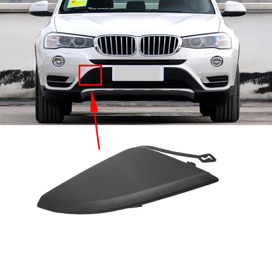 Front Bumper Tow Hook Eye Cover for 15-17 for BMW X3 F25 18d 18i 20dX 20i 20iX 28iX Q
