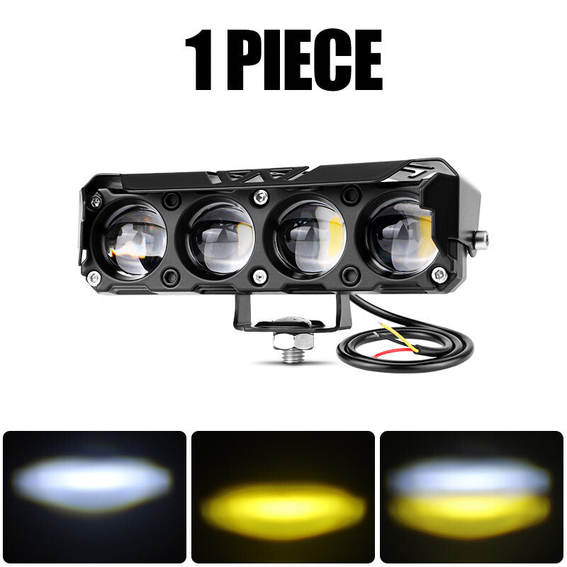 1x 25W LED Work Light Bar Fog Driving Lamp Spot Pods Car SUV ATV Yellow White