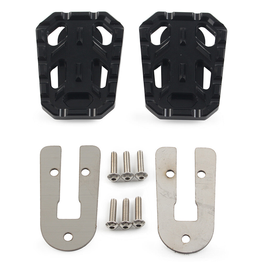 2x CNC Front Foot Pegs Pedals ForScrambler 1200XC 1200 XE Tiger 850 Sport Black
