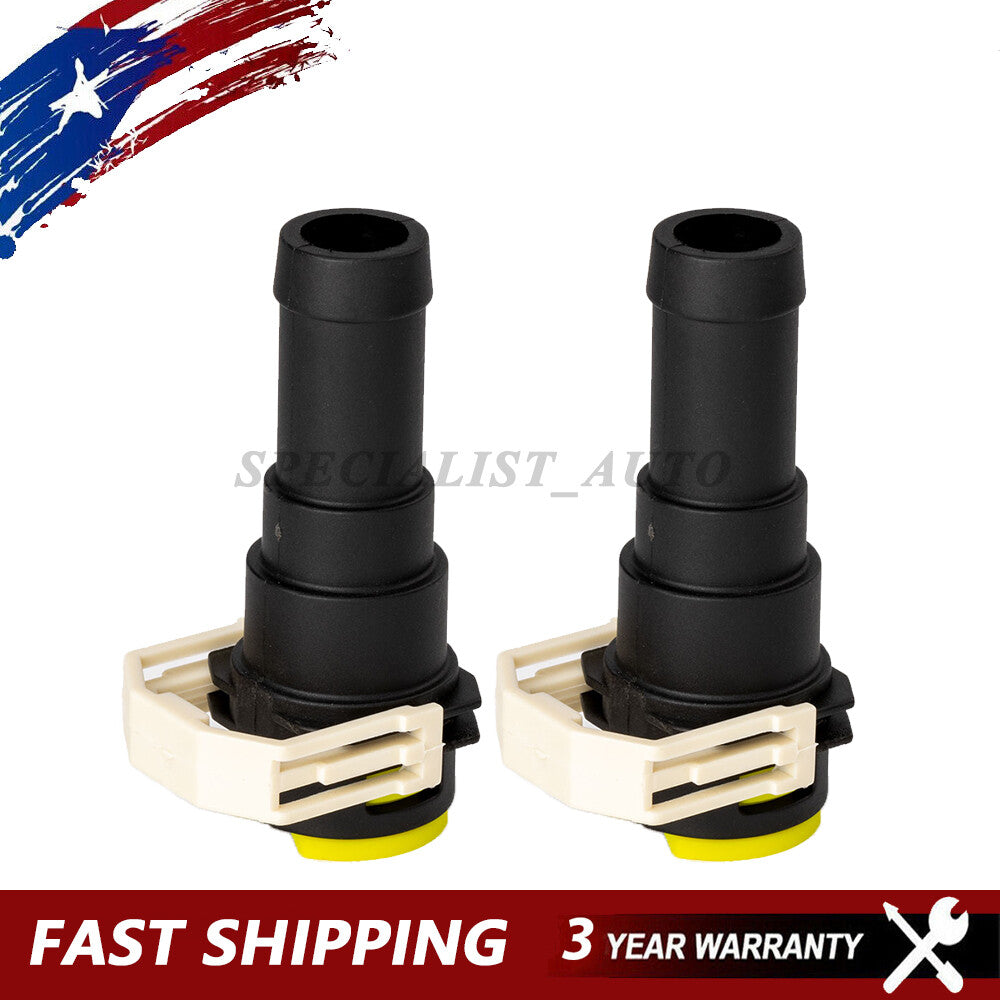 2-piece set D65161240 Cooling system heater water hose connector for Mazda 3/5/6/2 Q
