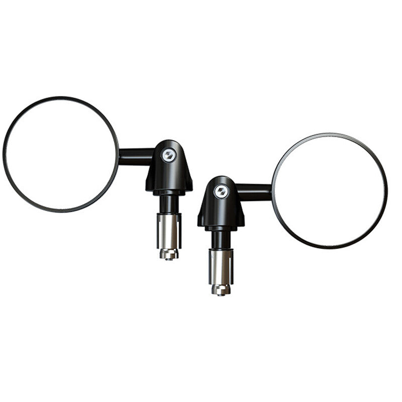 1 pair of 7/8-inch 22mm adjustable motorcycle aluminum handlebar end mirrors n