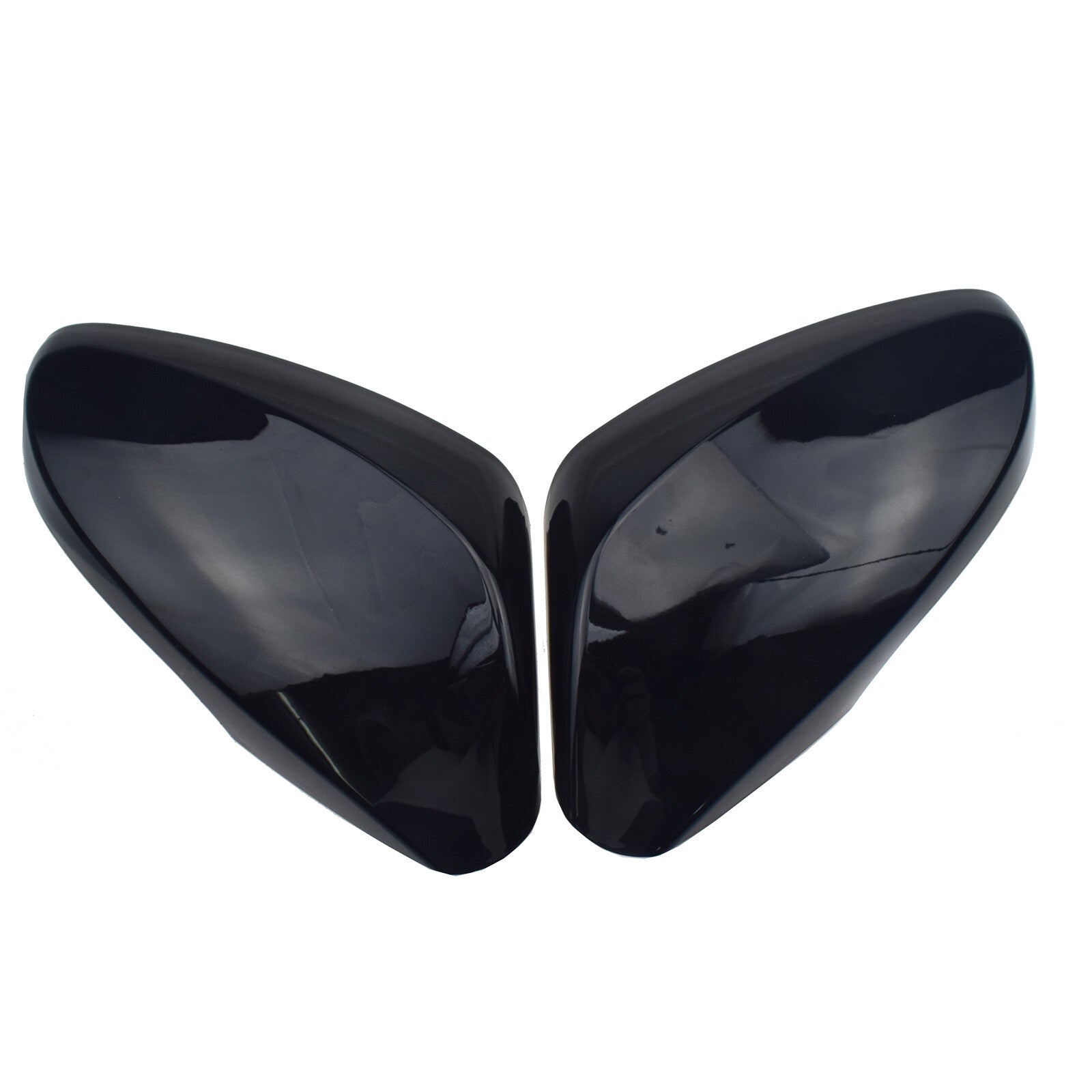 2X Mirror Glass Cover W/Light Hole LH RH Side View for Hyundai for Elantra 2011-2016