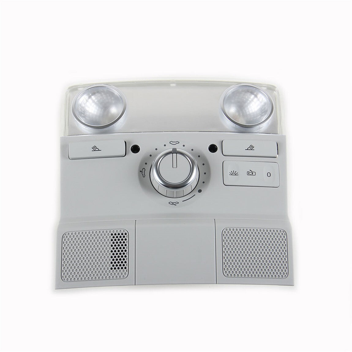 Gray Rear Interior Roof Reading Light Knob Chrome Fit for VW for Golf 2004--2013 Q
