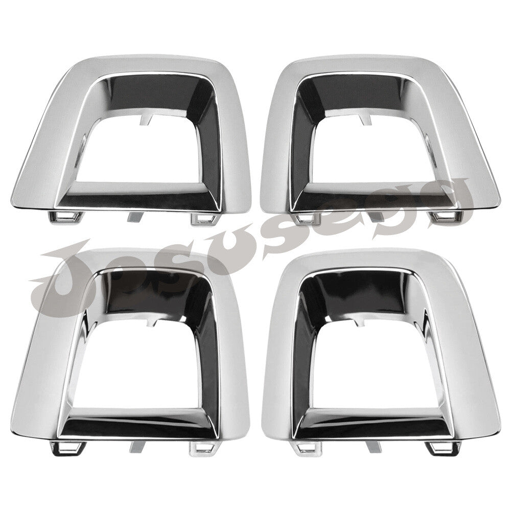 LHRH Inner Outer Front Bumper Cover Molding Chrome Trim for Mercedes X253 C253 Q