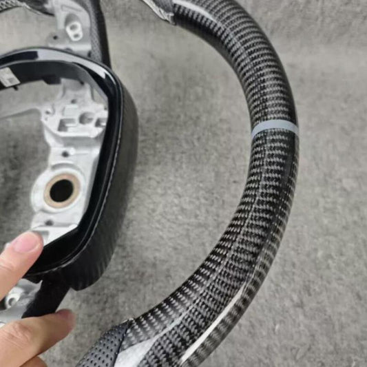 Steering wheel suitable for Toyota for Camry , Rav4, for Corolla 2018+ - genuine carbon fiber