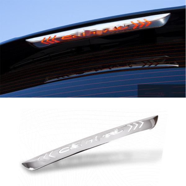 for Kia Carnival 2022-2024 Chrome S.Steel Rear Tail High Brake Light Cover Trim