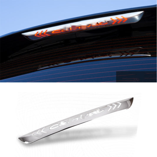 for Kia Carnival 2022-2024 Chrome S.Steel Rear Tail High Brake Light Cover Trim