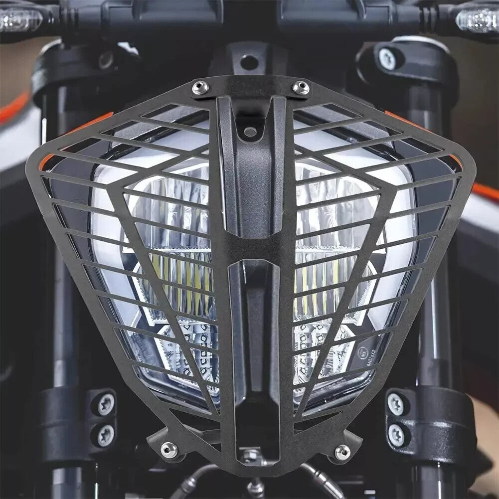 Headlight Grille Guard Cover Protector For 790 890 R Adventure 390 ADV 2019-2023