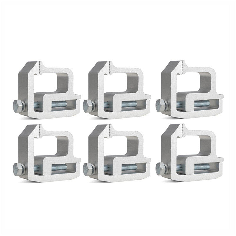 6pcs Universal Truck Cap Topper Camper Shell Mounting Clamps Heavy Duty Pickup