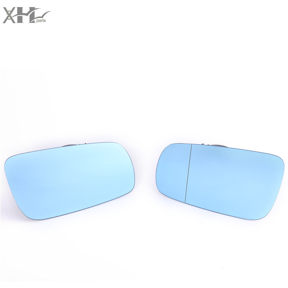 L&R Blue Heated Mirror Glass Power for VW for Jetta for Bora for Golf MK4 for Passat B5 Sharan