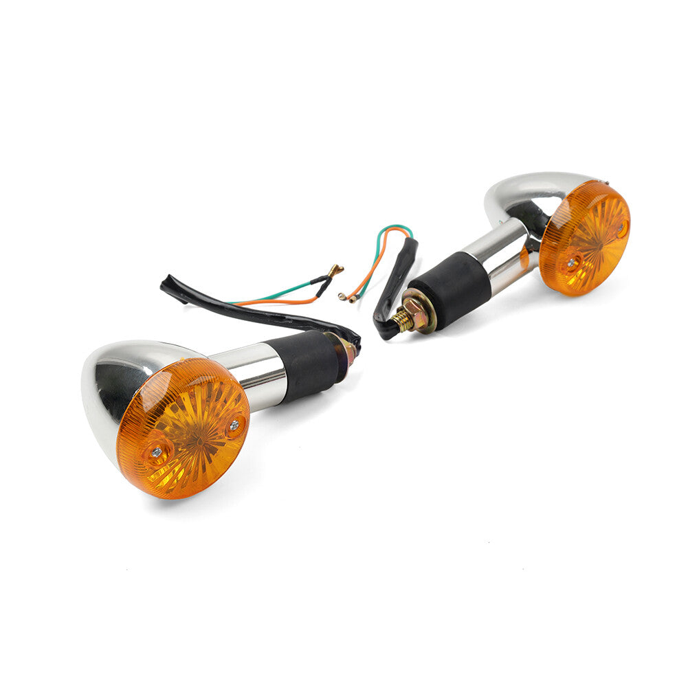 Amber Turn Signal Lights 10mm for Suzuki Boulevard C109R C50 C90 S 40 50 83 US