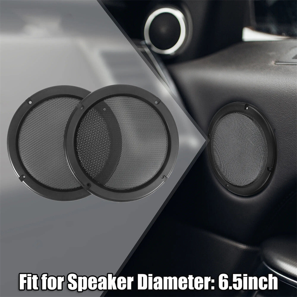 Universal subwoofer speaker grill cover suitable for car speaker decorative rings - n