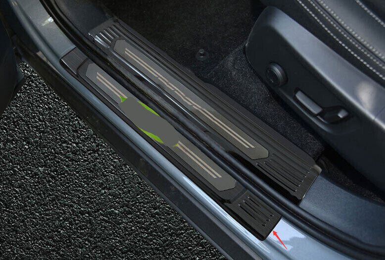for Volvo XC40 2019-22 Black Steel Outer Door Sill Scuff Plate Cover Protector4