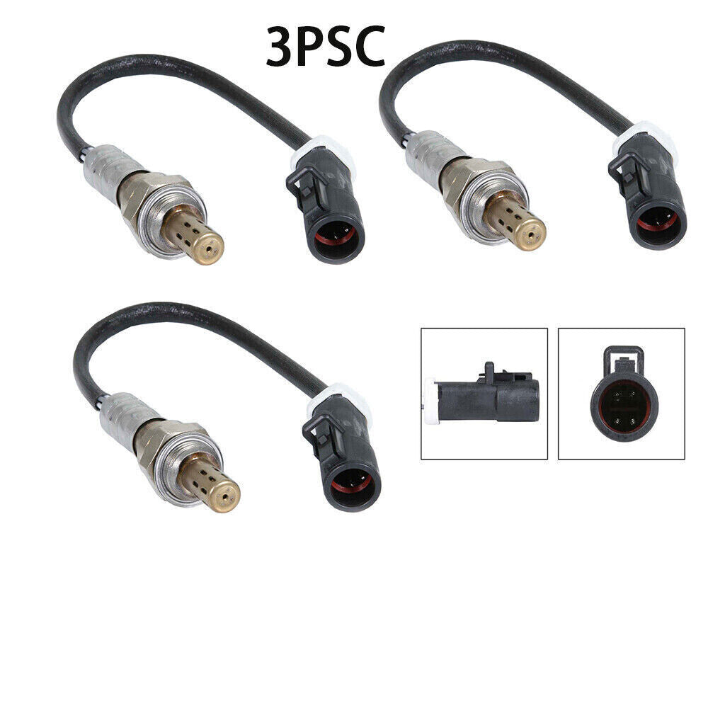 3pcs Oxygen Sensor Upstream+Downstream Fit for Ford Ranger 3.0L 4.0L V6 /2.3L L4