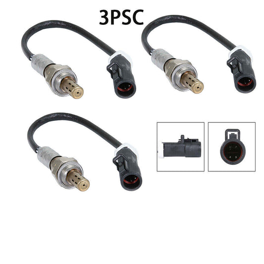 3pcs Oxygen Sensor Upstream+Downstream Fit for Ford Ranger 3.0L 4.0L V6 /2.3L L4