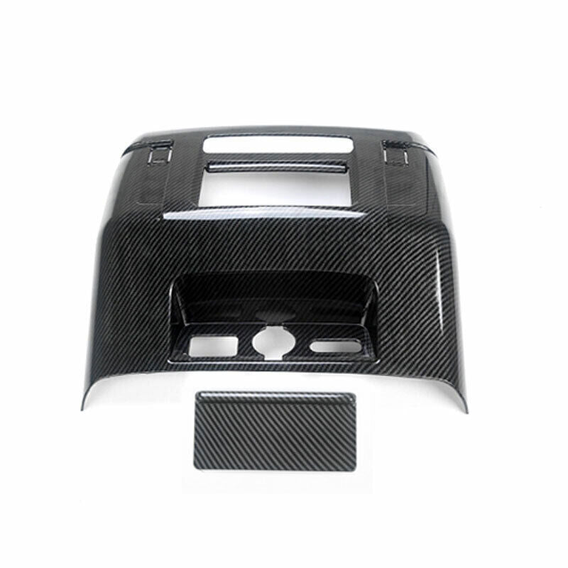 Rear Air Outlet Vent Frame Trim Fit for Nissan Armada Y6 2017-2020 Carbon Fiber