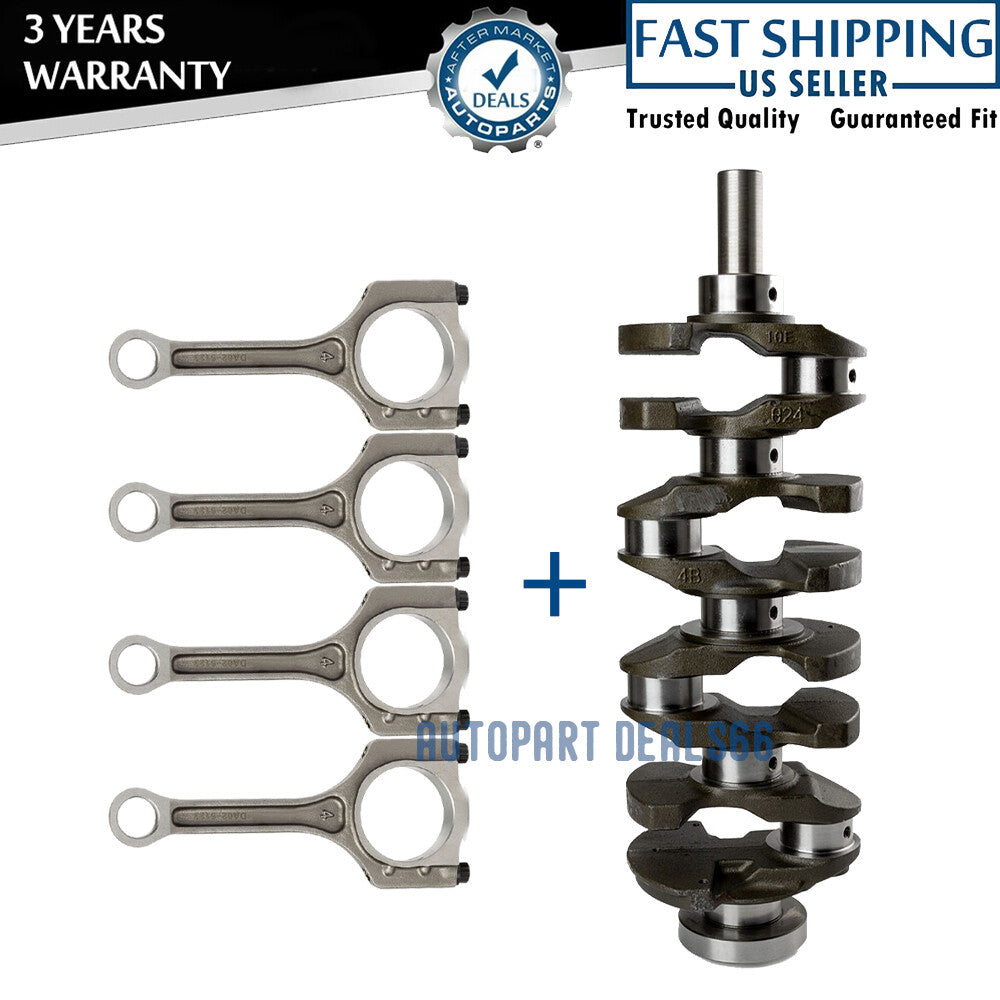Engine crankshaft connecting rods are suitable for Hyundai Sonata/Santa Fe and for Kia Optima 2.4L. Q
