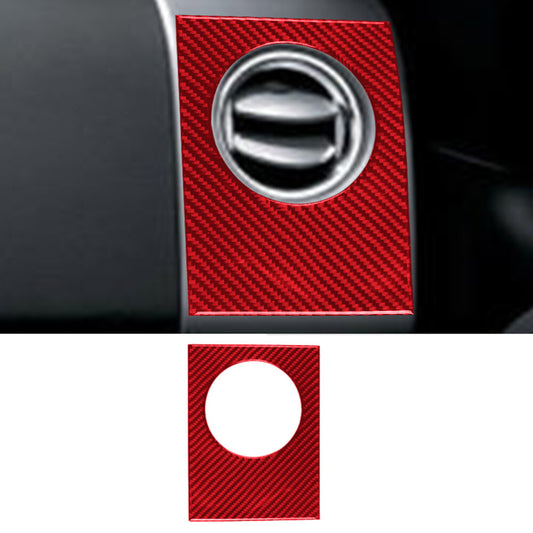 5X Red Carbon Fiber Radio Climate Surround Cover For Colorado 04-12/ for Canyon 05-12 v