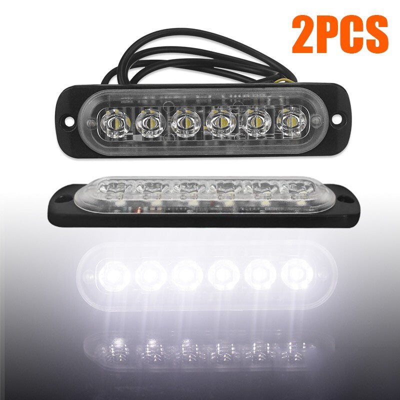 12v LED Flush Mount Flood Light Bar Driving Off-Road Led Waterproof Work Light v