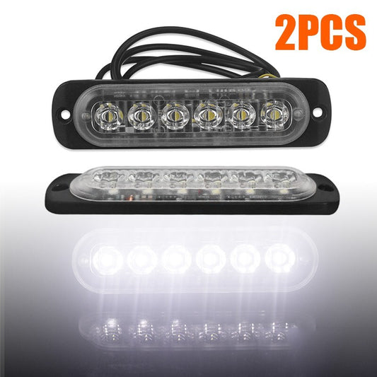 12v LED Flush Mount Flood Light Bar Driving Off-Road Led Waterproof Work Light v